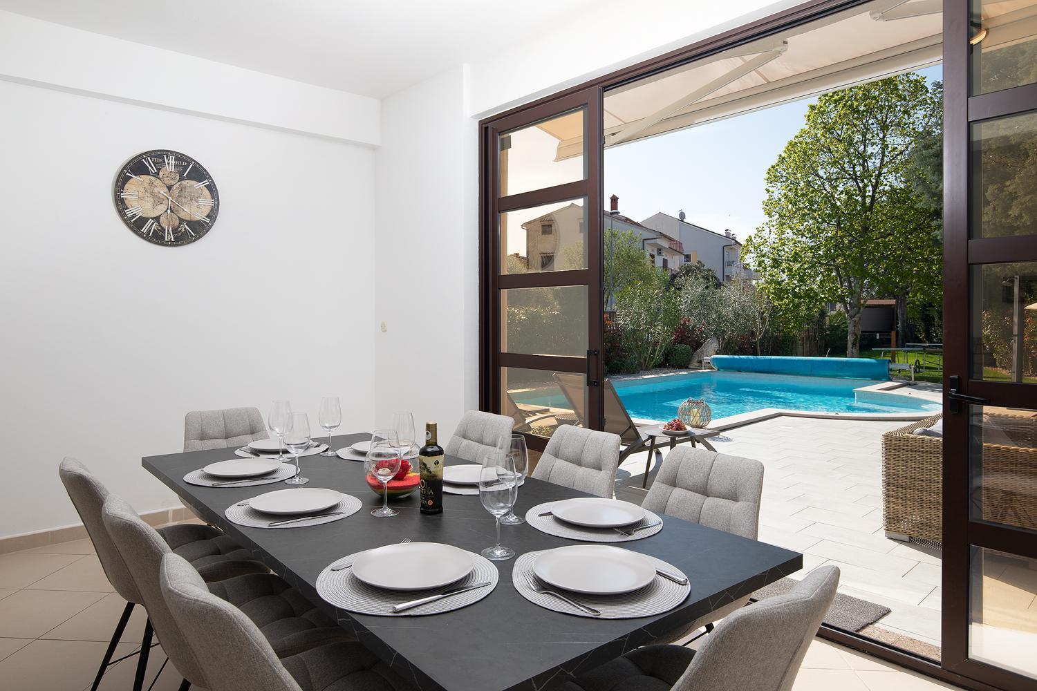 Villa Andrija Family Dream With Heated Pool At The Sea With Beautiful Garden, Outside Cinema And Kids Playground ฟาชานา ภายนอก รูปภาพ